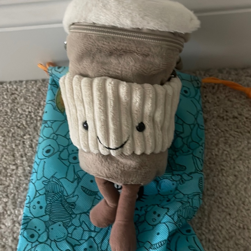 Jellycat Coffee Bag nwt